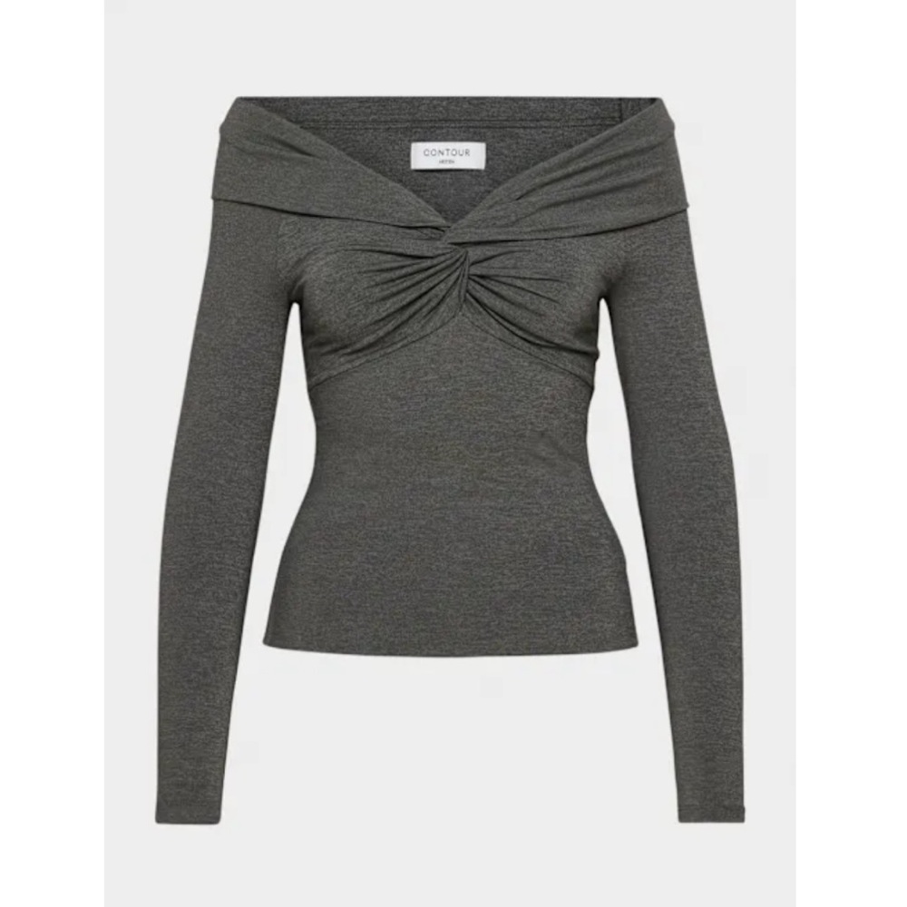 Aritzia CONTOUR TWIST OFF-SHOULDER LONGSLEEVE (xs)